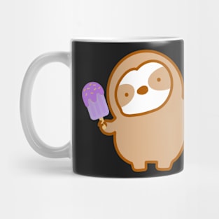 Cute Purple Popsicle Sloth Mug